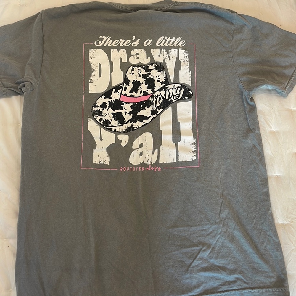 Southernology Comfort Colors Cow Tee
